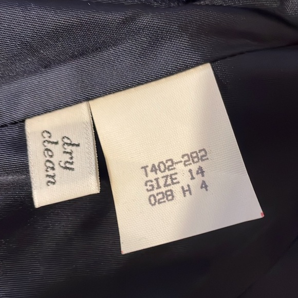 Pendleton women’s 14 large jacket coat blazer navy Blue wool vintage NWT - Picture 5 of 9